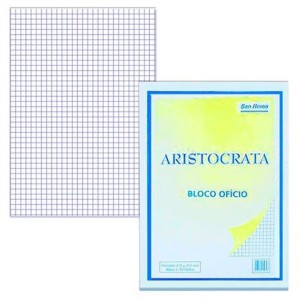 BLOCO QUADRICULADO OFÍCIO 0,5x0,5CM 50FLS SAN REMO