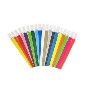 PULSEIRA VIP TYVEK FIX BANDS VERMELHO C/50 POPPER