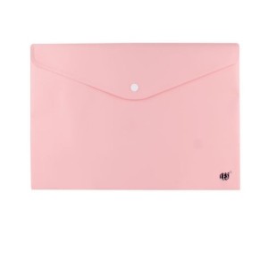 PASTA ENVELOPE COM BOTÃO A4 ROSA REF.DB803AS YES