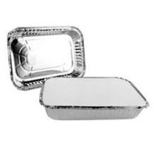 MARMITEX DE ALUMÍNIO RETANGULAR D8 1500ML C/10 UNIDADES