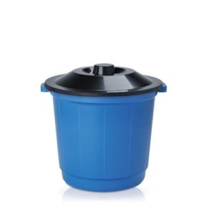 CESTO DE LIXO PLÁSTICO COM TAMPA 10LTS CF10 ARQPLAST