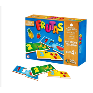 JOGO ASSOCIE NUMEROS E FRUTAS 10773 P&F