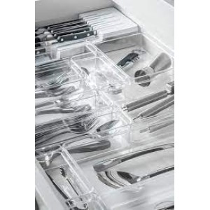 ORGANIZADOR GAVETA ACRÍLICO CLEAR NATURAL OU