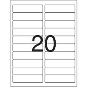 ETIQUETA 6181 COM 2000 UNIDADES PIMACO