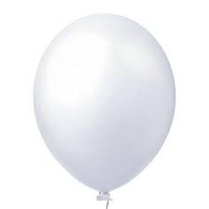 BEXIGA BRANCA Nº9 COM 50 UNIDADES HAPPY DAY