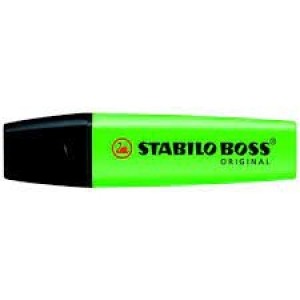 MARCA TEXTO BOSS VERDE STABILO