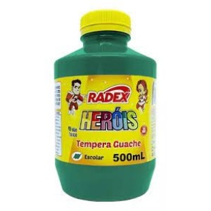 GUACHE 500ML VERDE RADEX