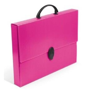 MALETA POLIONDA OFÍCIO REF.205 ROSA POLIBRAS