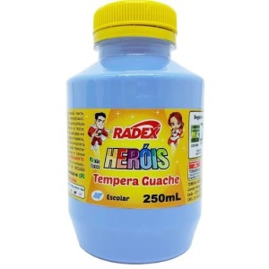 TINTA GUACHE 250ML AZUL CLARO 8353 RADEX