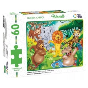 QUEBRA-CABEÇA 60 PEÇAS FRIENDS REF.2971 PAIS & FILHOS