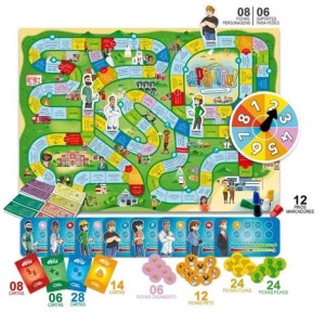 JOGO DE TABULEIRO #PARTIU REF.0984 PAIS & FILHOS