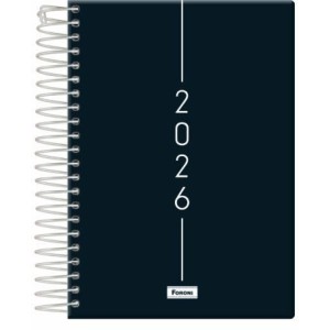 AGENDA 11,7x16,4CM CLIFF PRETA 2026 FORONI