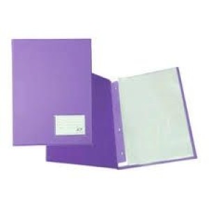 PASTA CATÁLOGO LILÁS COM 50 ENVELOPES FINOS 0,6 REF.134 ACP