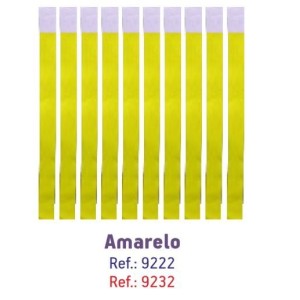 PULSEIRA DE IDENTIFICAÇÃO VIP C/100 UNIDADES AMARELA MAKE