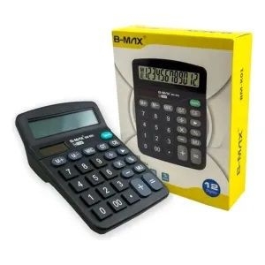 CALCULADORA 12 DIGITOS 15x12CM BM-K01 BMAX 