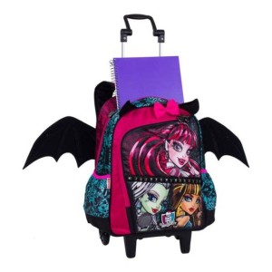 MOCHILA COM CARRINHO G MONSTER HIGH 16Z 64190 SESTINI